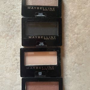 4 brand new maybelline eyeshadow singles